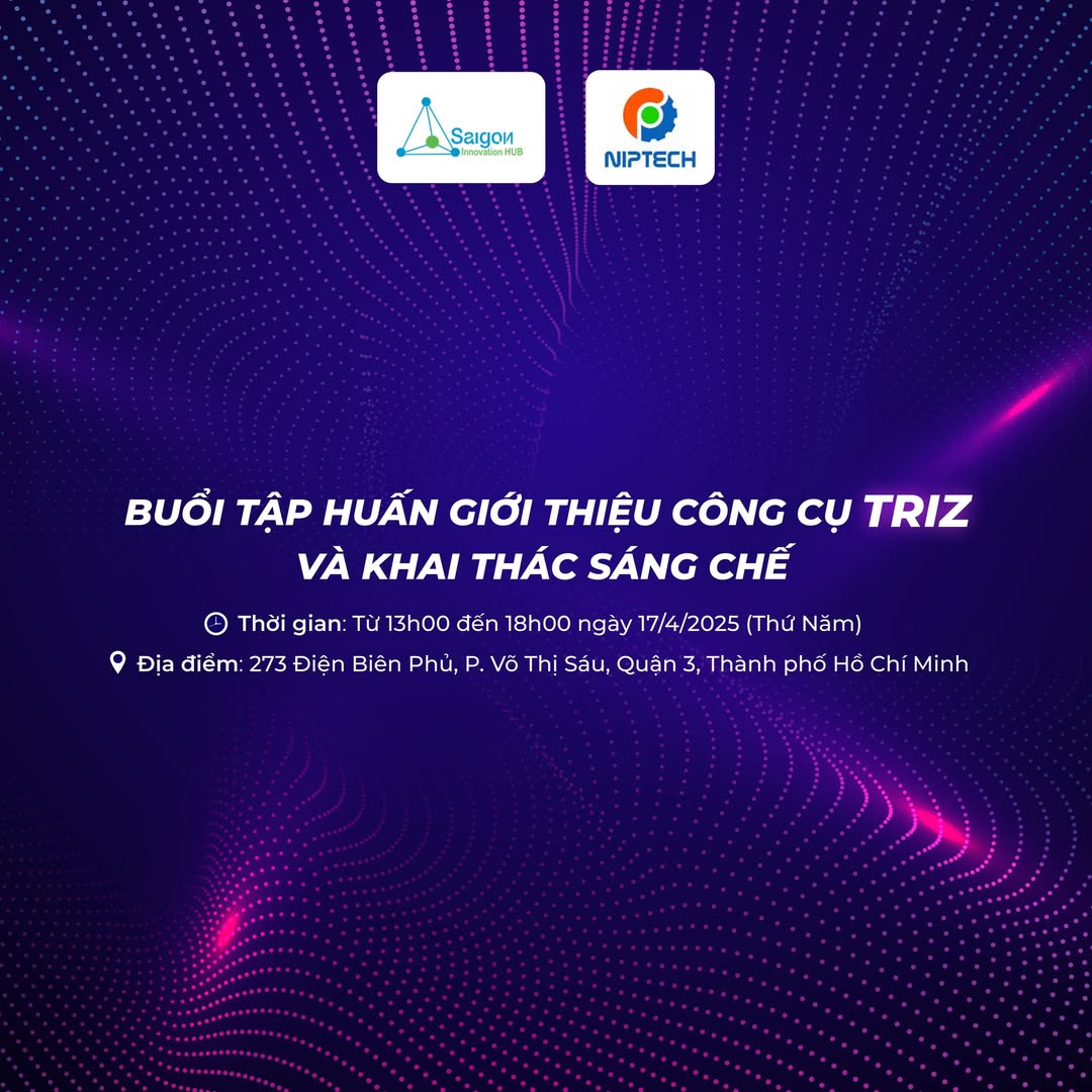 buổi tập huấn giới thiệu công cụ TRIZ và Khai thác sáng chế