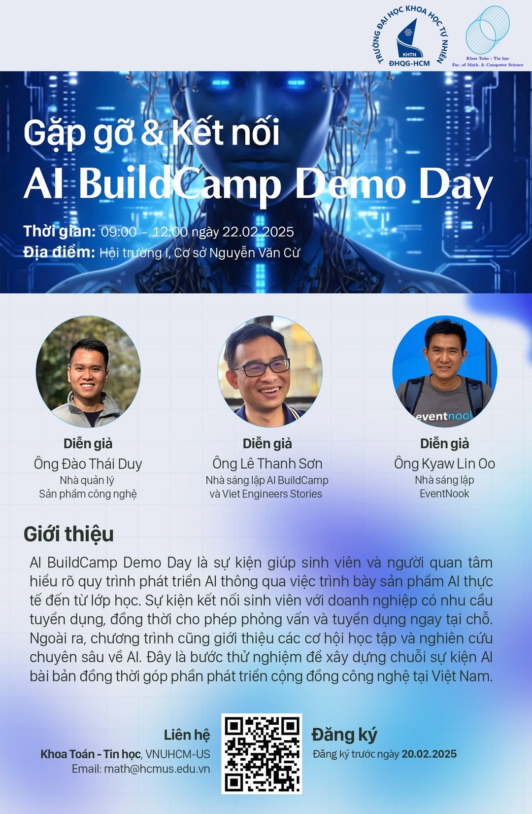 AI BUILDCAMP DEMO DAY – CƠ HỘI GIAO LƯU CÙNG CHUYÊN GIA & DEMO SẢN PHẨM AI!
