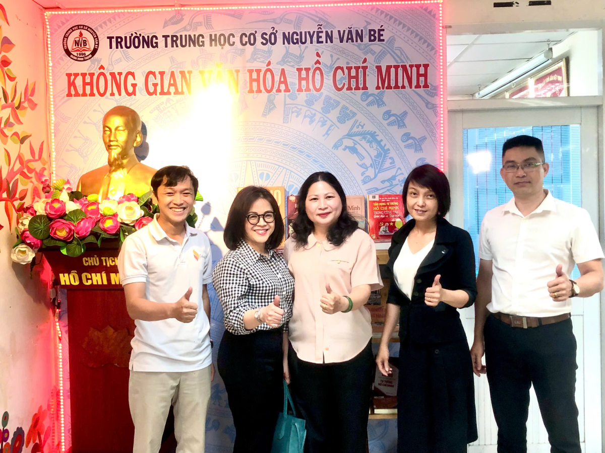 SIHUB kết nối dự án về tâm lý học đường cho trường THCS Nguyễn Văn Bé